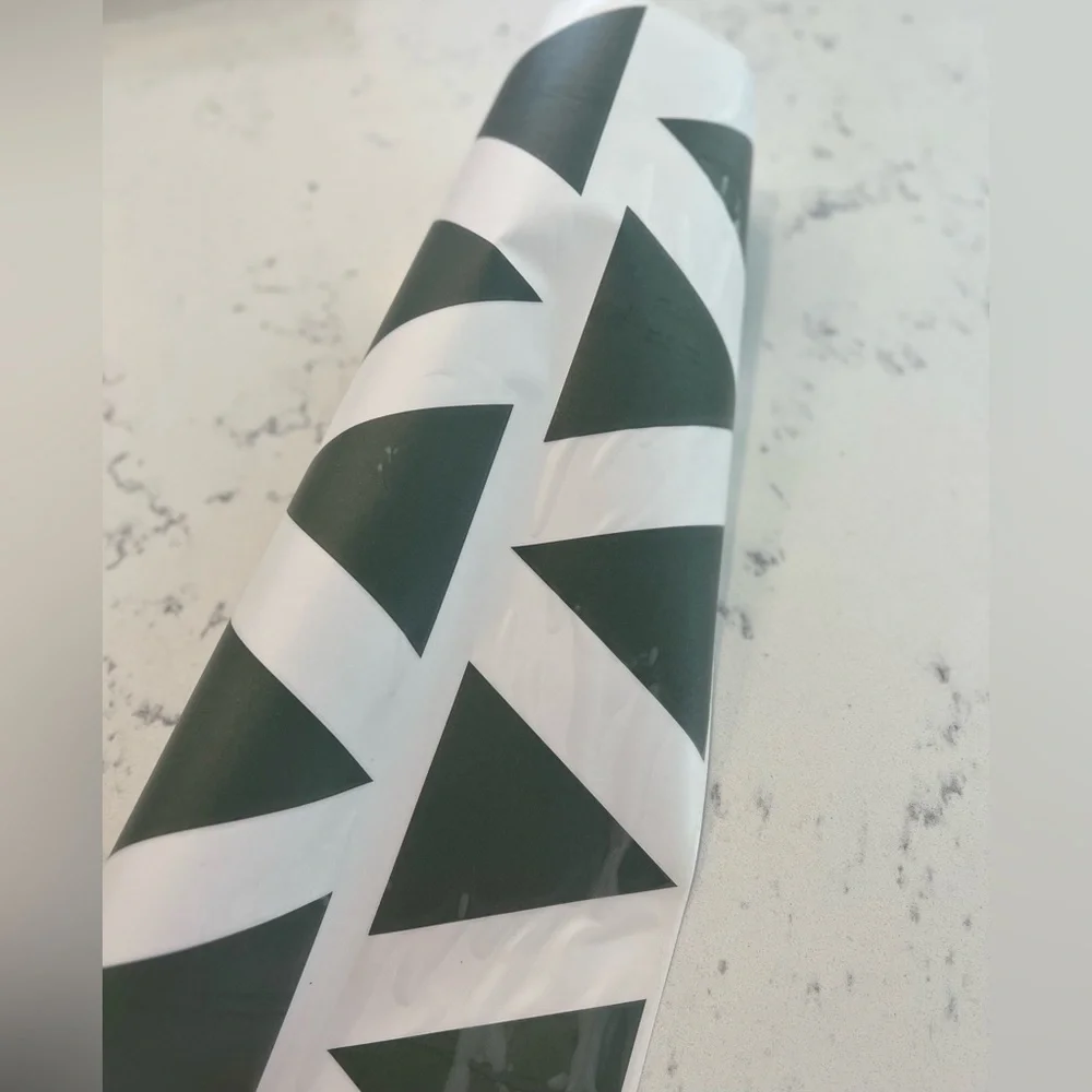 Dark green triangle vinyl wall decals kids nursery play room home decoy